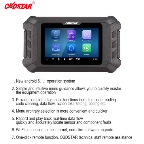 OBDSTAR iScan BRP(Can-am) Motorcycle Scanner Support BRP& BRP BOAT Diagnosis and Key Programming